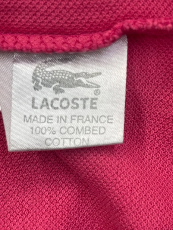 LACOSTE POLO CLASSIC ΡΟΖ ΑΝΤΡΙΚΟ PRE OWNED M