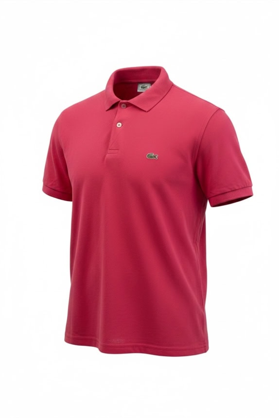 LACOSTE POLO MINIMAL ROSA UOMO PRE OWNED L