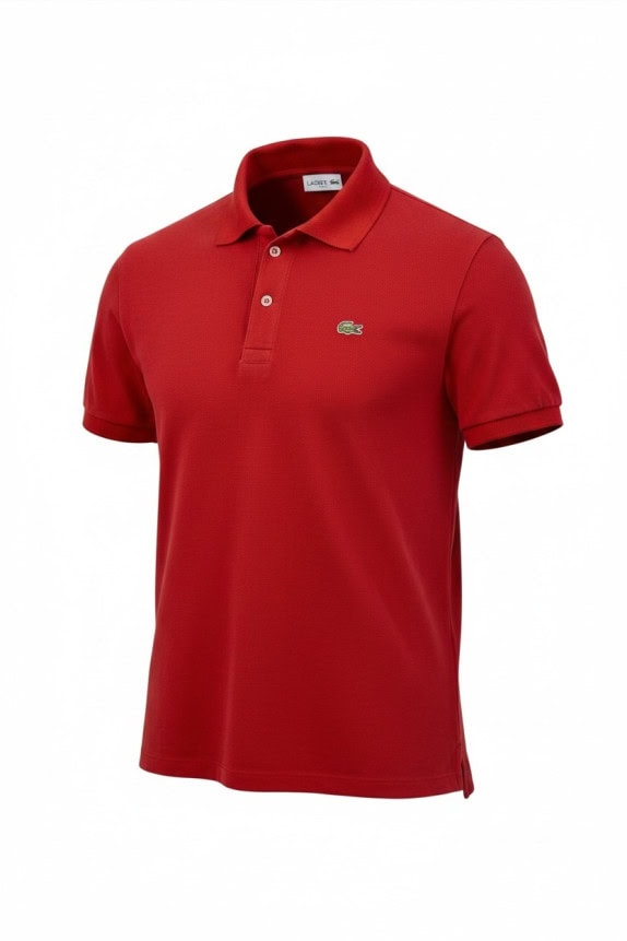 LACOSTE ΠΟΛΟ ΜΠΛΟΥΖΑ CLASSIC ΚΟΚΚΙΝΟ ΑΝΤΡΙΚΟ PRE OWNED S