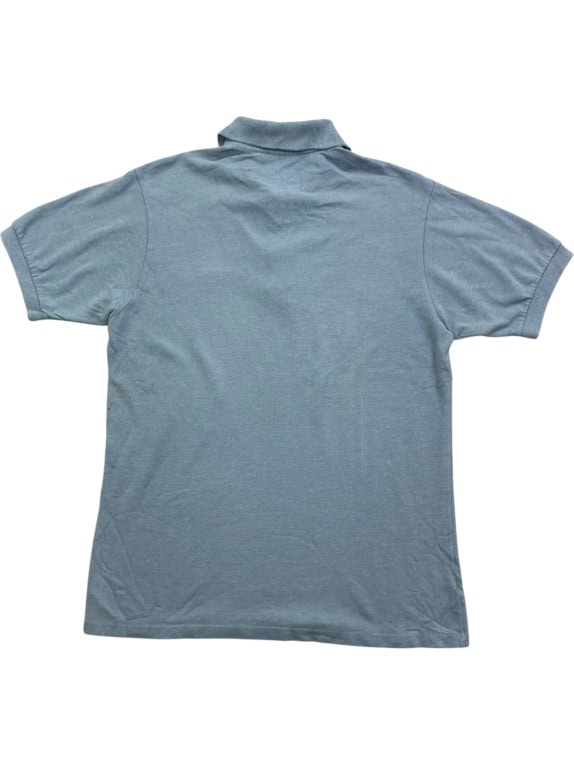 LACOSTE Polo Shirt Classic Crocodile Logo Light Blue Men's M