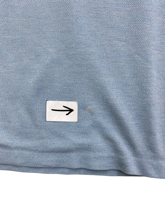 LACOSTE Polo Shirt Classic Crocodile Logo Light Blue Men's M