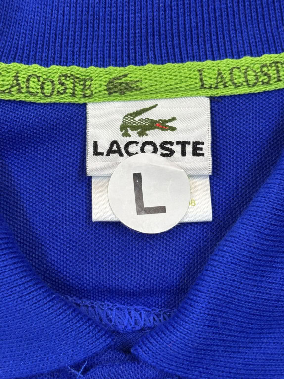 LACOSTE POLO SHIRT CLASSIC BLUE ΑΝΤΡΙΚΟ PRE OWNED L