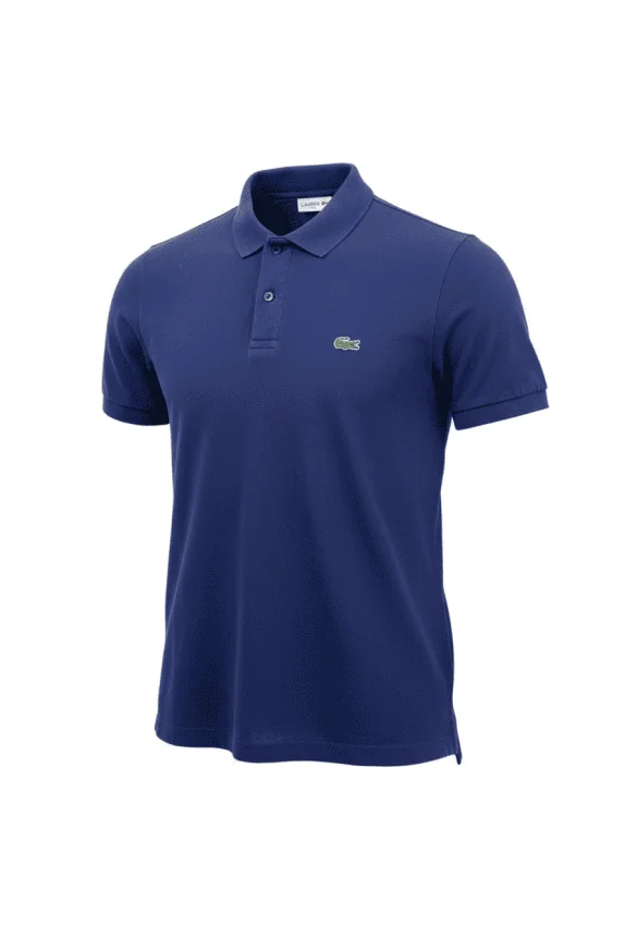 LACOSTE POLO CLASSIC FIT CON LOGO BLU DA UOMO M