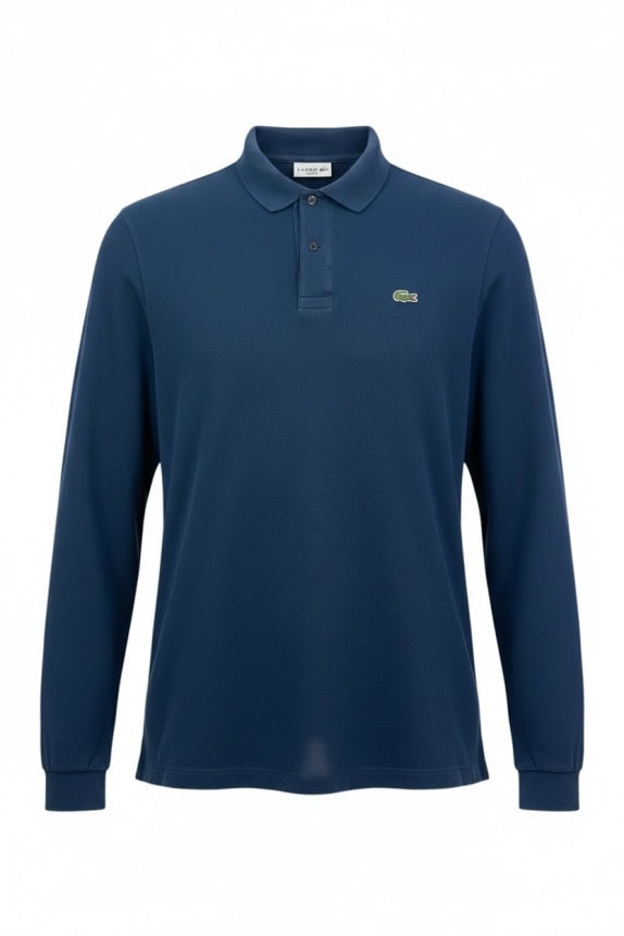 LACOSTE POLO SHIRT CLASSIC FIT NAVY UOMO PRE OWNED XL