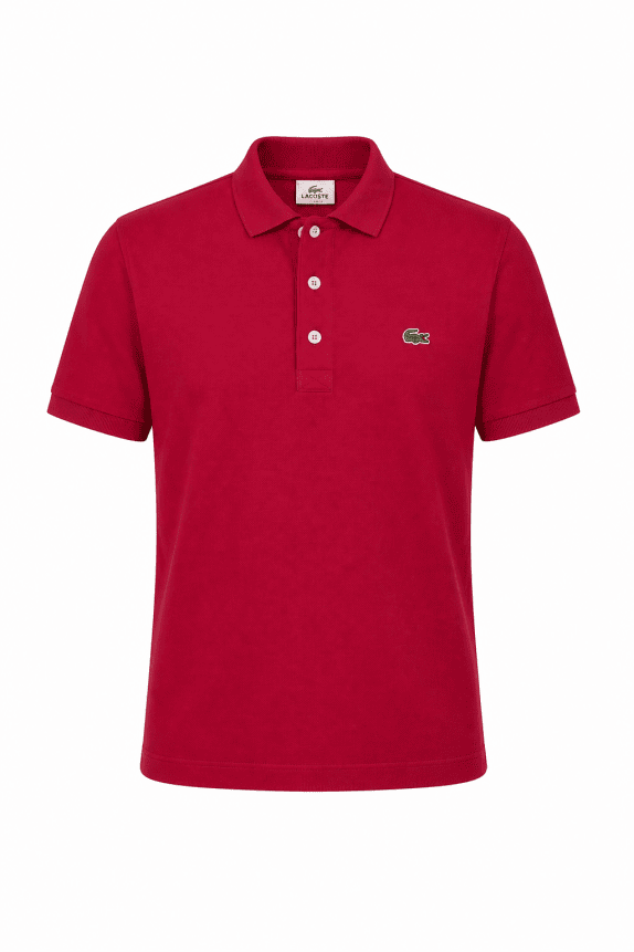 LACOSTE POLO SHIRT CLASSIC ΚΟΚΚΙΝΟ ΑΝΤΡΙΚΟ PRE OWNED S