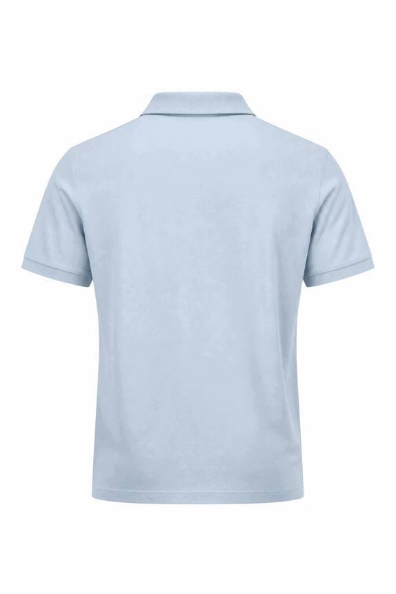 LACOSTE POLO SHIRT CLASSIC LIGHT BLUE MEN PRE OWNED M