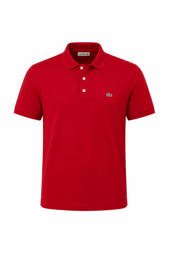 1990s LACOSTE POLO SHIRT CLASSIC RED ΑΝΤΡΙΚΟ PRE OWNED XL