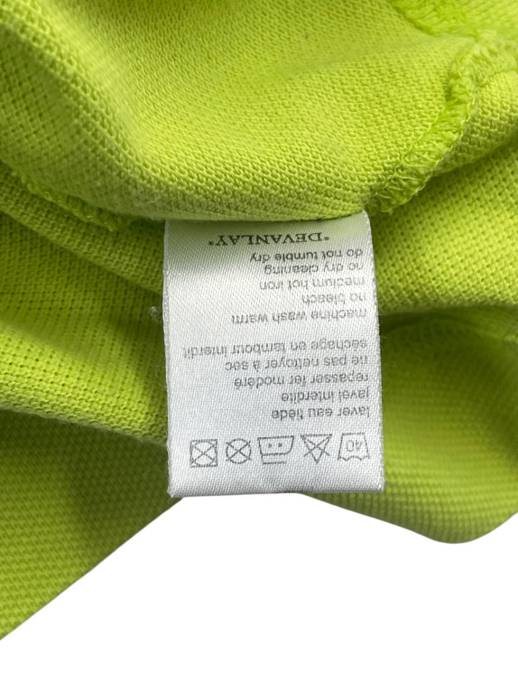 Lacoste Polo Shirt Logo Lime Green Γυναικείο S