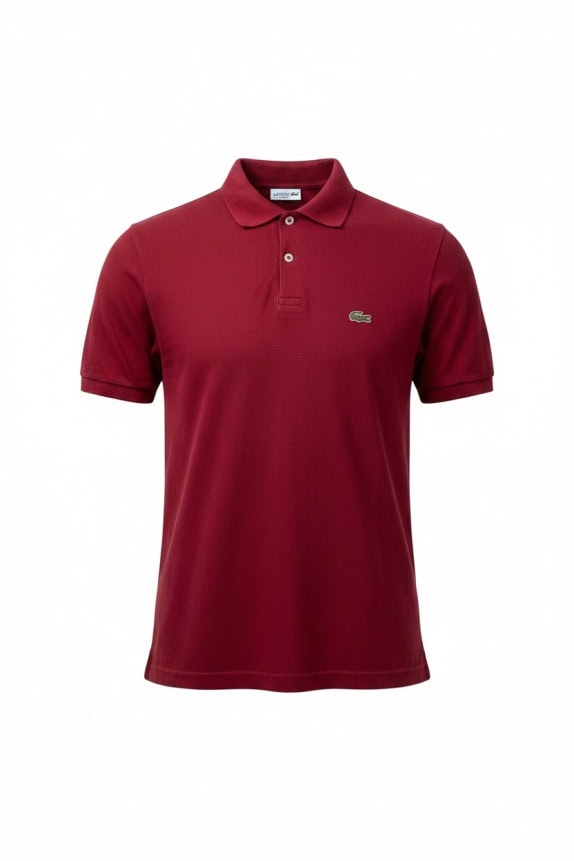 LACOSTE POLO SHIRT MINIMAL BORDO ΑΝΤΡΙΚΟ PRE OWNED S