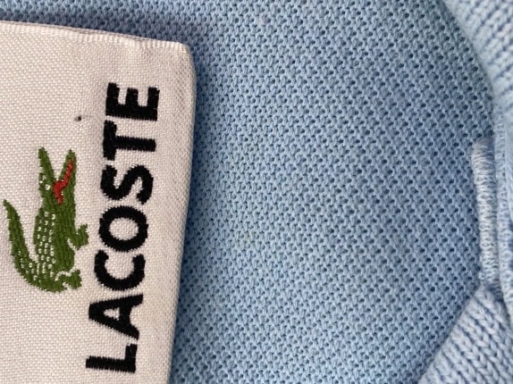 LACOSTE POLO SHIRT MINIMAL LIGHT BLUE ΑΝΤΡΙΚΟ PRE OWNED L/XL