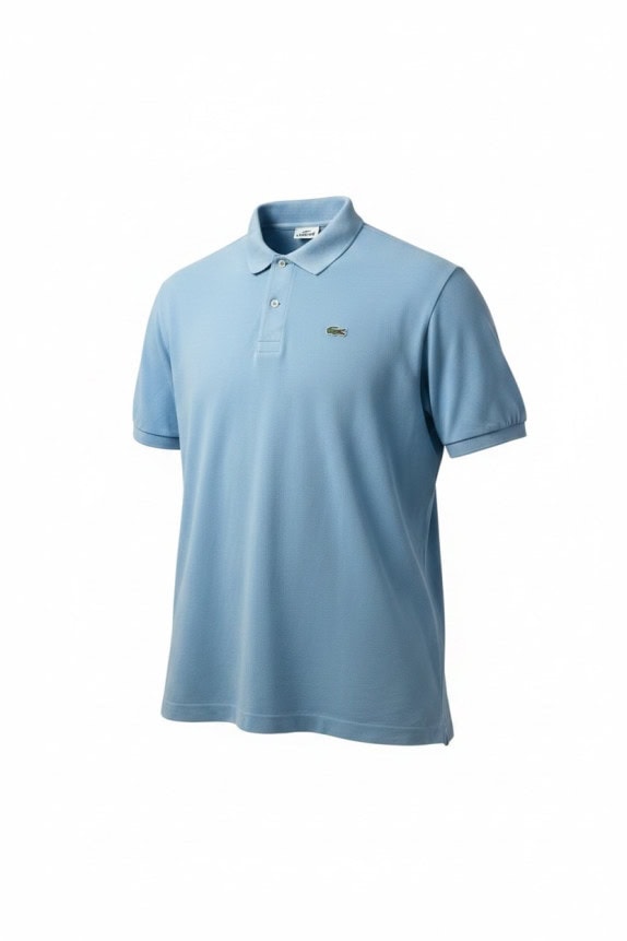 LACOSTE POLO SHIRT MINIMAL BLU UOMO PRE OWNED L