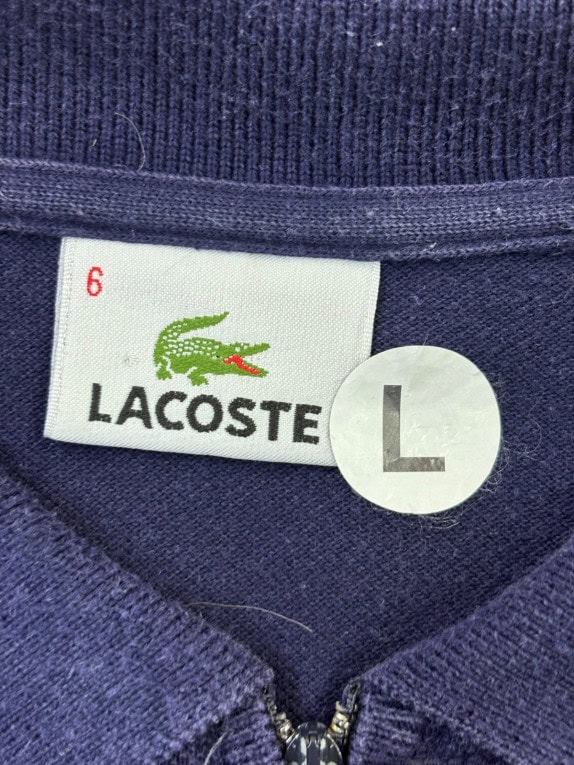 LACOSTE POLO SHIRT MINIMAL NAVY ΑΝΤΡΙΚΟ PRE OWNED L