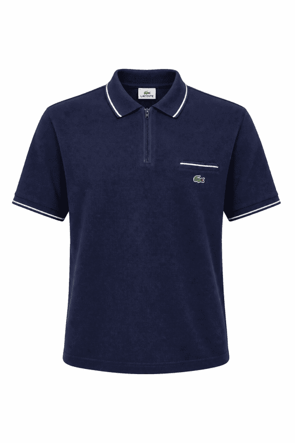 LACOSTE POLO SHIRT MINIMAL NAVY ΑΝΤΡΙΚΟ PRE OWNED XXL