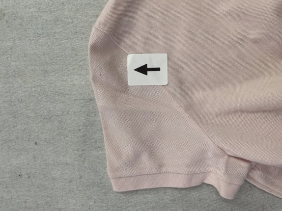 LACOSTE POLO SHIRT MINIMAL PINK WOMEN PRE OWNED L