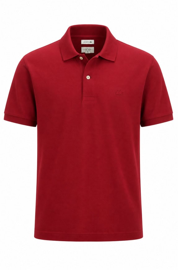 POLO SHIRT MINIMAL RED MEN PRE OWNED XL