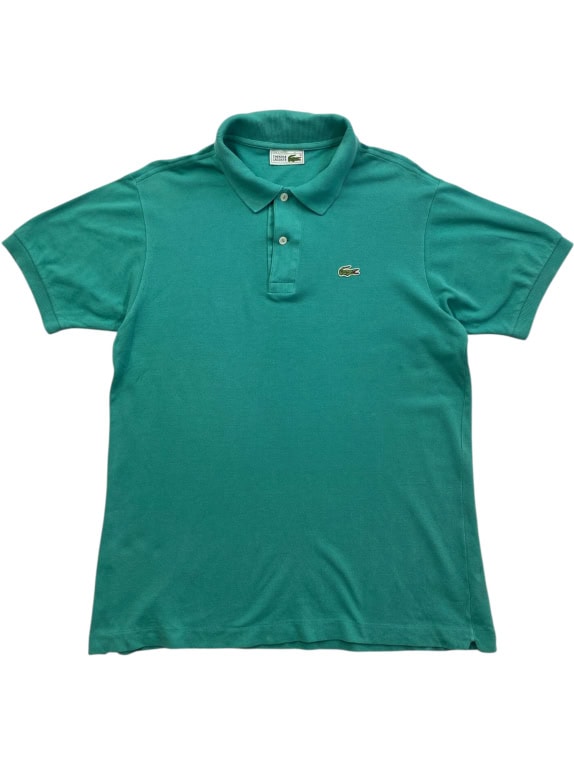 LACOSTE Polo con logo vintage verde da uomo L