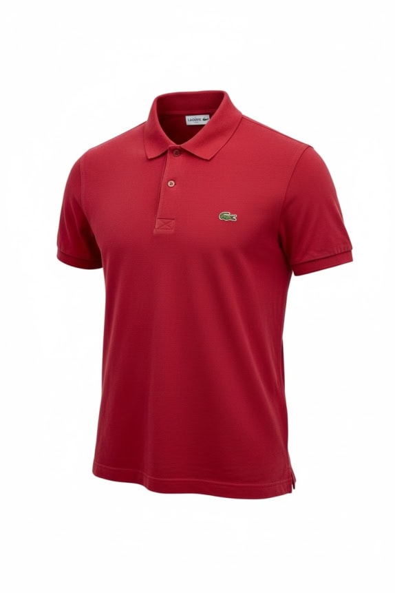 Lacoste Sport Μπλουζάκι Polo με Λογότυπο Κροκόδειλο Κόκκινο Ανδρικό S