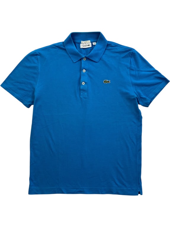 LACOSTE SPORT POLO SHIRT SLIM FIT CROCODILE LOGO BLUE MALE L