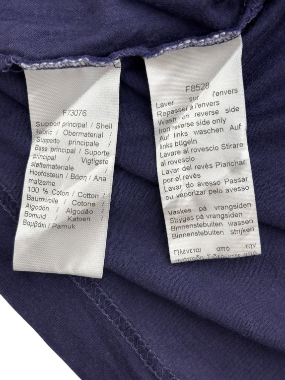 LACOSTE T SHIRT SPORTSWEAR BLU NAVY UOMO PRE OWNED XL