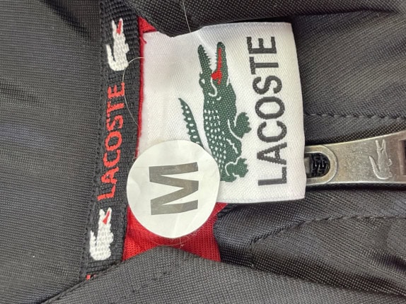 LACOSTE TRACK JACKET ARCHIVE RED MEN PRE OWNED M