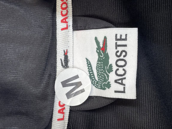 LACOSTE TRACK JACKET GRAPHIC ΜΑΥΡΟ ΑΝΤΡΙΚΟ PRE OWNED M
