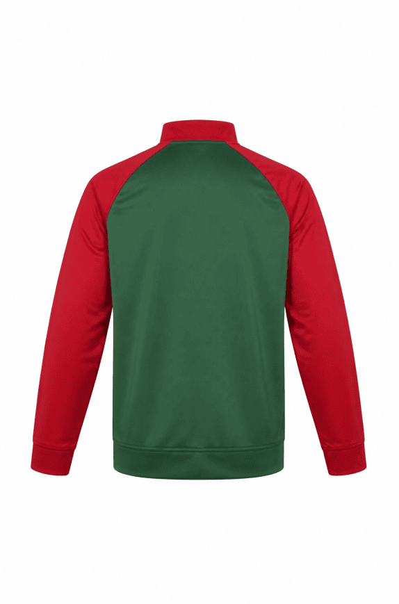 LACOSTE TRACK JACKET RETRO GREEN RED MEN PRE OWNED XXL