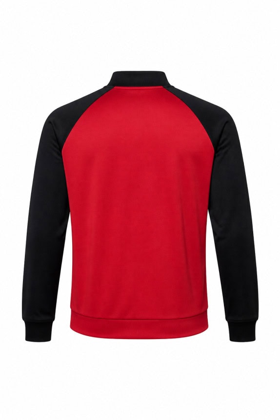 LACOSTE TRACK JACKET SPORTSWEAR RED MEN PRE OWNED XL