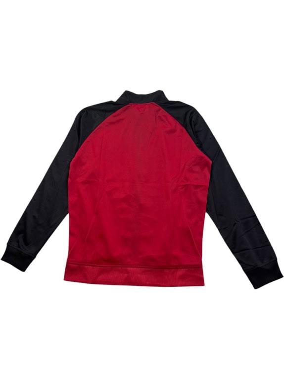 LACOSTE TRACK JACKET SPORTSWEAR RED BLACK MEN PRE OWNED L