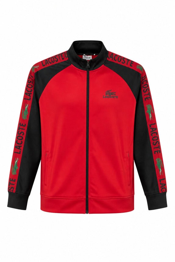 LACOSTE TRACK JACKET SPORTSWEAR RED ΑΝΤΡΙΚΟ PRE OWNED XXL