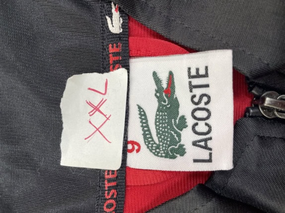LACOSTE TRACK JACKET SPORTSWEAR RED ΑΝΤΡΙΚΟ PRE OWNED XXL