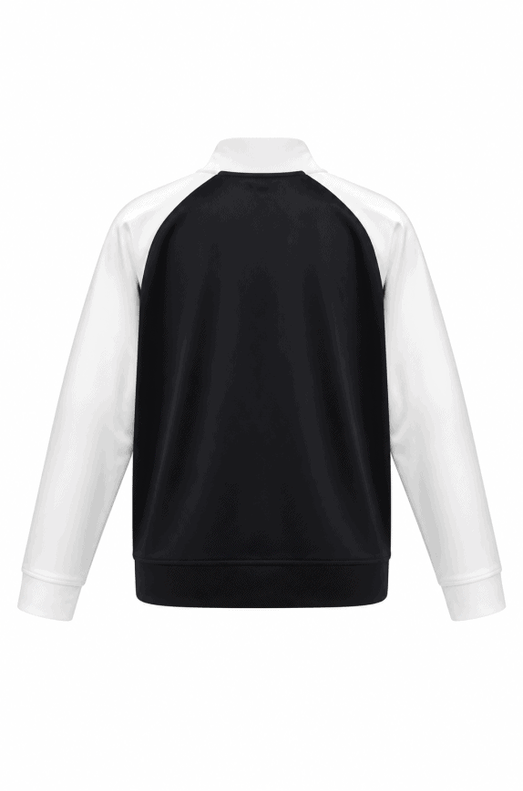 LACOSTE TRACK JACKET SPORTY BLACK WHITE UOMO PRE OWNED XL