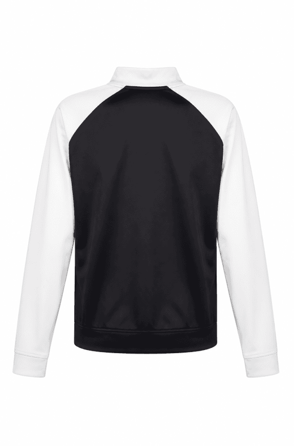 LACOSTE TRACK JACKET SPORTY BLACK WHITE MEN PRE OWNED M