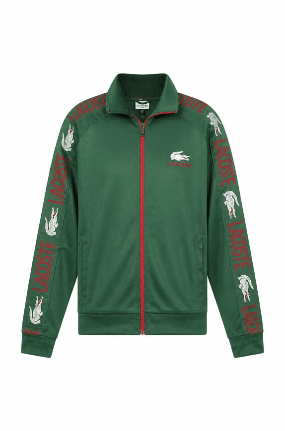 LACOSTE TRACK JACKET SPORTY GREEN ΑΝΤΡΙΚΟ PRE OWNED L