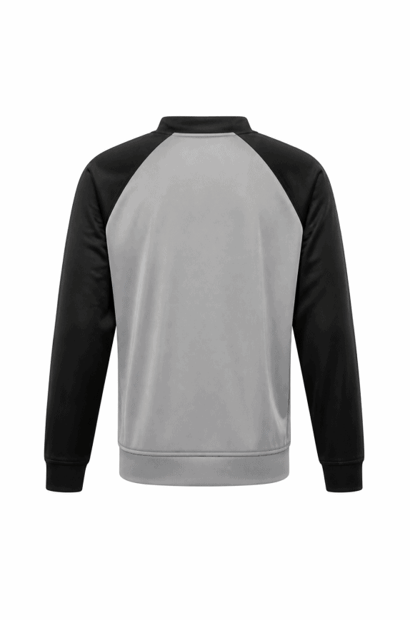LACOSTE TRACK JACKET SPORTY GREY AND BLACK ΑΝΤΡΙΚΟ PRE OWNED M