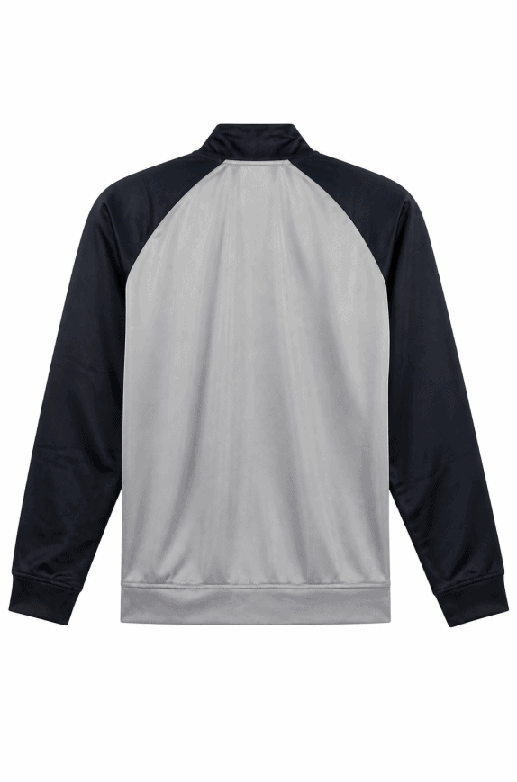 LACOSTE TRACK JACKET SPORTY GRIGIO NERO UOMO PRE OWNED XL