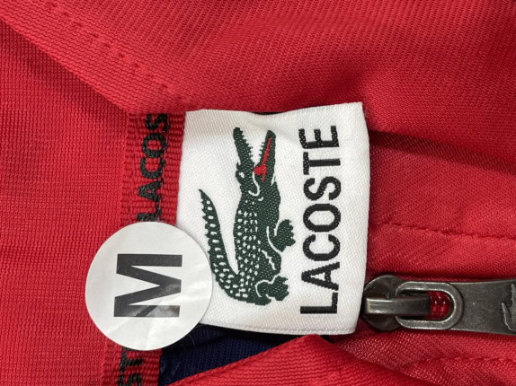 LACOSTE TRACK JACKET SPORTY NAVY RED ΑΝΤΡΙΚΟ PRE OWNED M