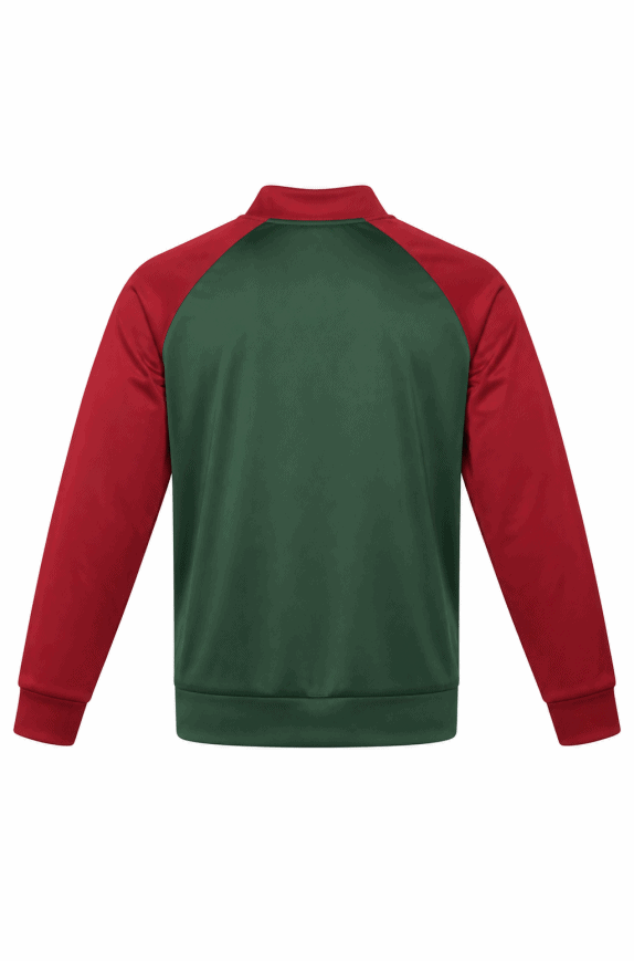 LACOSTE TRACK JACKET SPORTY GREEN RED MEN PRE OWNED L