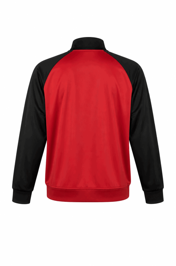LACOSTE TRACK JACKET SPORTY ROSSO UOMO PRE OWNED XL
