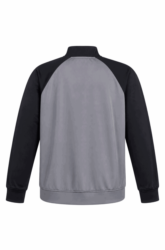 LACOSTE TRACK JACKET STREETWEAR GRIGIO NERO UOMO PRE OWNED L