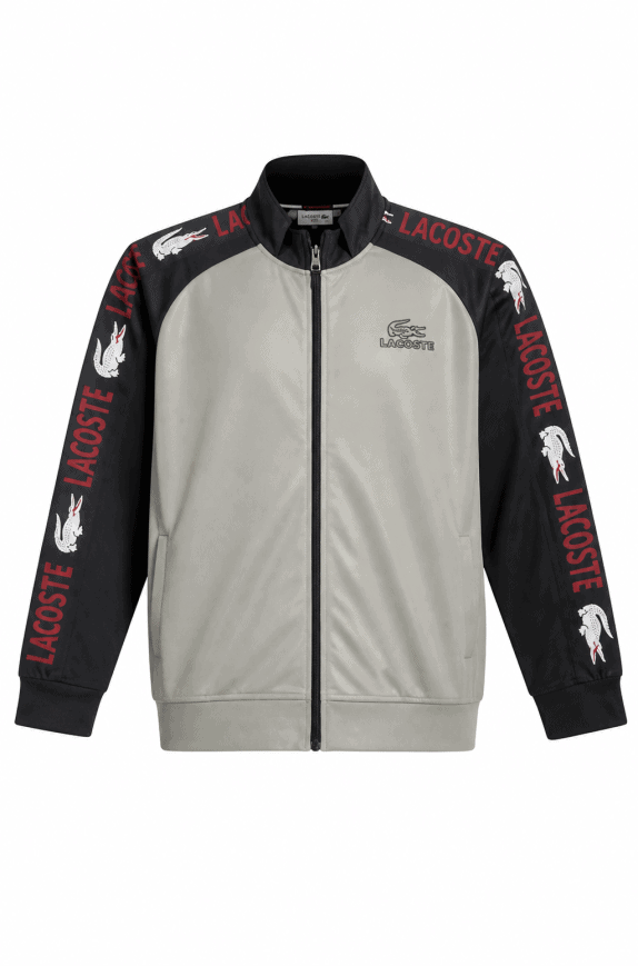 LACOSTE TRACK JACKET STREETWEAR ΚΕΝΤΑ ΧΡΩΜΑ ΑΝΤΡΙΚΟ PRE OWNED XXL