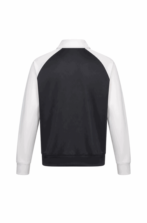 LACOSTE TRACK JACKET STREETWEAR NERO E BIANCO UOMO PRE OWNED L