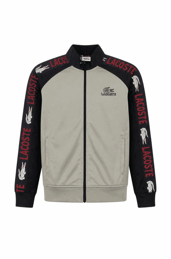 LACOSTE TRACK JACKET STREETWEAR ΜΠΕΖ ΑΝΤΡΙΚΟ PRE OWNED M