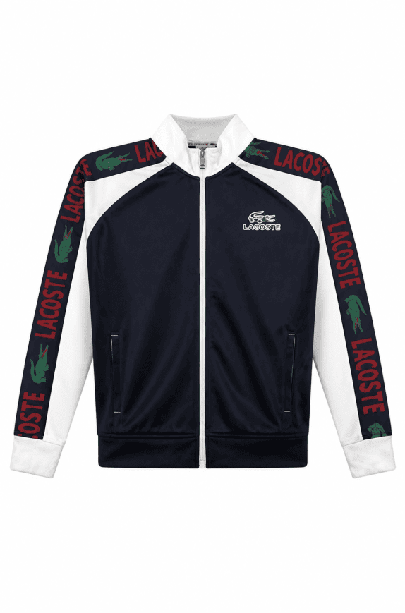 LACOSTE TRACK JACKET STREETWEAR NAVY UOMO PRE OWNED M