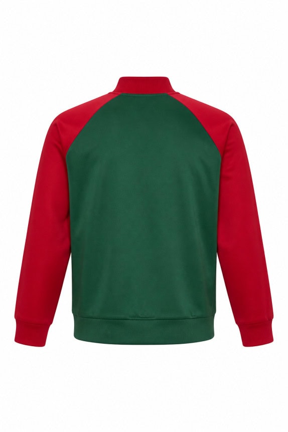 LACOSTE TRACK JACKET STREETWEAR GREEN RED MEN PRE OWNED XXL