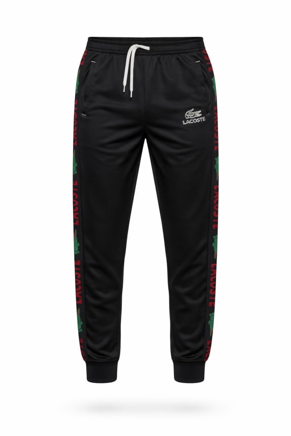 LACOSTE TRACK PANTS ATHLETIC BLACK ΑΝΔΡΙΚΟ PRE OWNED M