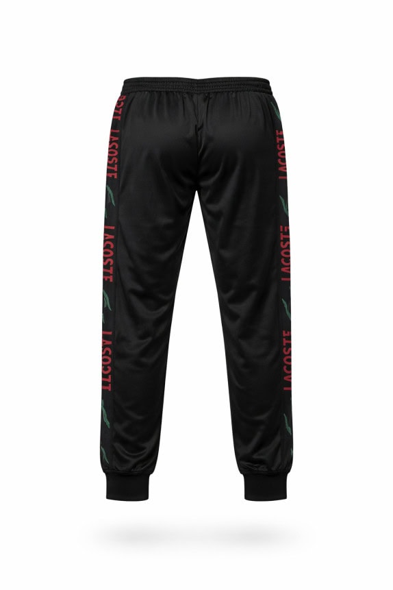 LACOSTE PANTALONI TRACK ATHLETIC NERO UOMO PRE OWNED M