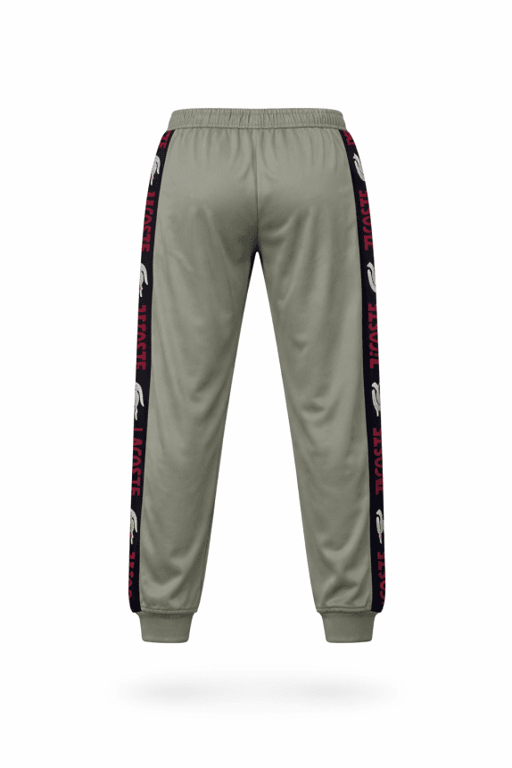 LACOSTE TRACK PANTS SPORTSWEAR OLIVE ΑΝΤΡΙΚΟ PRE OWNED L