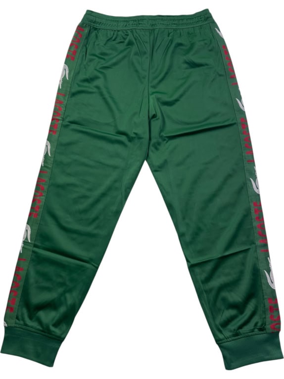 LACOSTE TRACK PANTS SPORTSWEAR VERDE UOMO PRE OWNED L
