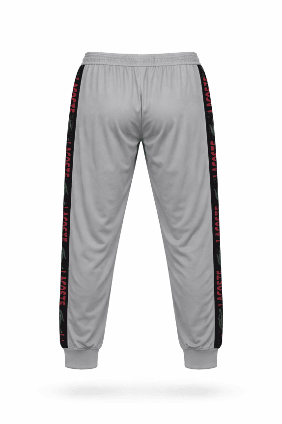 LACOSTE TRACK PANTS SPORTY ΓΚΡΙ ΑΝΤΡΙΚΟ PRE OWNED XXL
