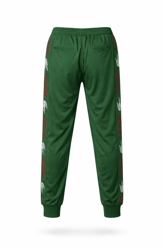 LACOSTE TRACK PANTS SPORTY GREEN ΑΝΤΡΙΚΟ PRE OWNED L